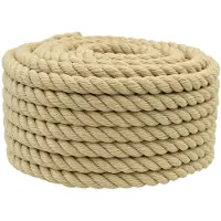 vidaXL Corde de bateau 25 m 2 Naturel PP