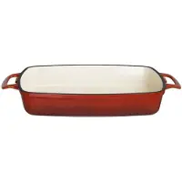Vogue Bol rectangulaire rouge