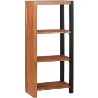 vidaXL Étagère Marron 70 x 30 x 110 cm Bois d'acacia massif