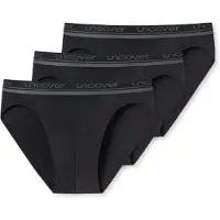 Schiesser Slip 'Rio' gris foncé / noir