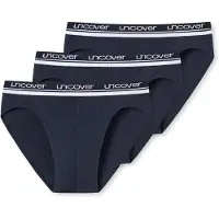 Schiesser Slip 'Rio' bleu foncé / blanc