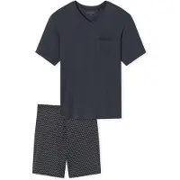 Schiesser Pyjama Schiesser Homme 181153 Charcoal-Taille 50