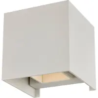 Arcchio Applique Murale , Zuzana, dimmable, Blanc, Salon / séjour, Aluminium, Moderne
