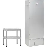 vidaXL Fumoir avec table Acier galvanisé