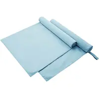 vidaXL Serviettes de sport 2 pcs Bleu 180 x 90 cm