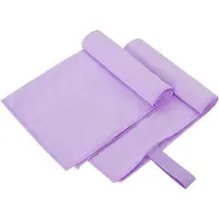 vidaXL Serviettes de sport 2 pcs Violet 50 x 30 cm