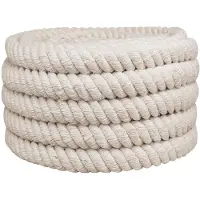 vidaXL Corde en Jute 30 Blanc Jute 100% Tossa