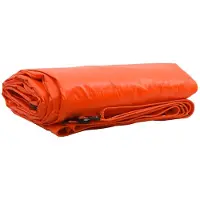 vidaXL Bâche 650g / m² Orange 4 x 4 m Canvas avec revêtement PVC
