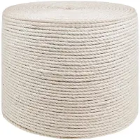 vidaXL Corde en Jute 8 Blanc Jute 100% Tossa