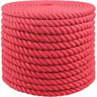 vidaXL Corde en Jute Rouge Jute 100% Tossa