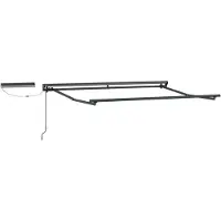 vidaXL Armature de store électrique anthracite 3 x 2 m en acier