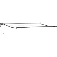 vidaXL Armature de store électrique anthracite 4 x 3 m en aluminium