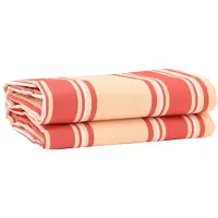 vidaXL Tissu de remplacement pour store, jaune et orange, 1000 x 160 cm, polyester
