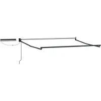 vidaXL Armature de store électrique anthracite 3,5 x 2 m en aluminium