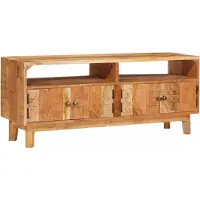 vidaXL Armoires de rangement Marron 110 x 30 x 45 cm Bois massif Mango