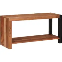 vidaXL Étagère Marron 80 x 30 x 40 cm Bois d'acacia massif