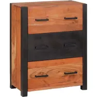 vidaXL Buffet marron 55 x 30 x 75 cm en bois massif d'acacia