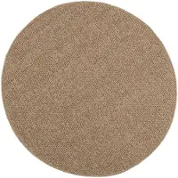 vidaXL Tapis ronds AGIRA Naturel Ø 120 CM Polyester