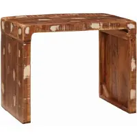 vidaXL Table d'appoint 60 x 35 x 45 cm bois de récupération massif