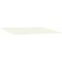 vidaXL Tissu de remplacement pour store, couleur crème, 400 x 300 cm, polyester