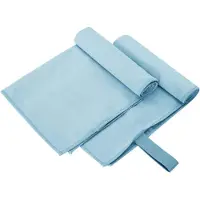 vidaXL Serviettes de sport 2 pcs Bleu 50 x 30 cm