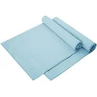vidaXL Serviettes de sport 2 pcs Bleu 140 x 70 cm