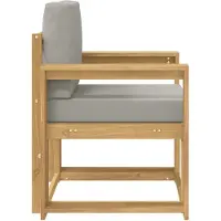 vidaXL Ensemble de canapés d'extérieur, 2 pièces, en polyester, blanc et gris clair