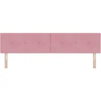 vidaXL Tête de lit rose 200 cm en velours