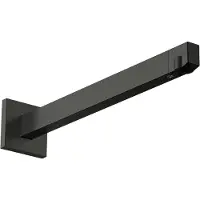 Hansgrohe Brausearm E 39 cm, Brushed Black Chrome