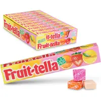 Fruit-tella 40x Bonbons À Mâcher Fruits D'été