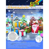 Folia Kit de bricolage calendrier de l'Avent paysage d'hiver - 25 pièces
