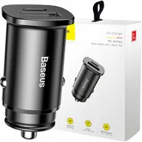Baseus Chargeur Voiture 30W PPS - USB-C PD QC4.0/3.0 SCP AFC - Noir
