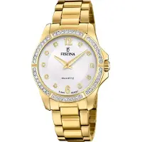 Festina Montre à affichage analogique '- Watch Mademoiselle - Quartz watch movement - Watch case width: 34.5 mm' argent