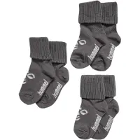 Hummel Chaussettes 'Mini Bee' gris foncé / blanc cassé