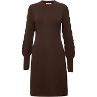 B.young Robes en maille 'Nonina' rouille