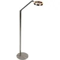 Steinhauer Lampe de lecture de conception Ringlux Métal brossé
