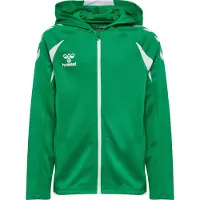 Hummel Veste de survêtement vert / blanc