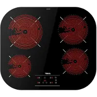 Teka Plaque Vitrocéramique Total Tcc 64310 60 Cm 4 Feux