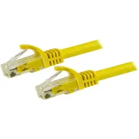 StarTech.com Yellow Gigabit Snagless RJ45 UTP Cat6 Patch Cable / Cord - cordon de raccordement - 15 m - jaune