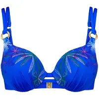 Triumph Hauts de bikini ' Red Label Summer Tropics ' bleu / mélange de couleurs