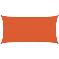 vidaXL Voile d'ombrage 160 g/m² Orange 2x3,5 m PEHD