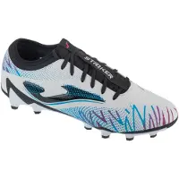 Joma Homme Striker 25 FG Crampons de football terrain ferme Blanc