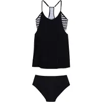 Bonprix Tankini long (ens. 2 pces) à dos nageur