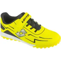 Lotto KOBATO T Chaussures de football pour enfants 2601520T 2411 Fr Jaune/Noir, pointure : 40 EU
