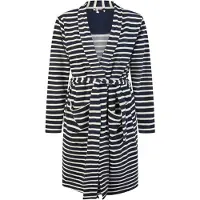 Louise Peignoir long bleu foncé