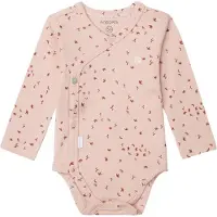 Noppies Barboteuse / body 'Norsik' rosé / rouge / blanc