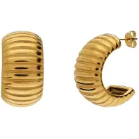 Lucardi Boucles d'oreilles 'Statement' or