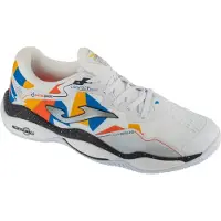 Joma Hommes, Chaussure de salle, Laufschuhe für Erwachsene Sport Smash 2532 Weiss (42.5), Blanc