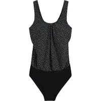 Bonprix Maillot 1 pièce avec haut forme ballon