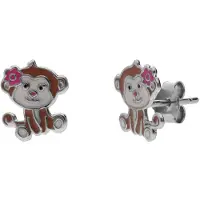 Lucardi Boucles d'oreilles argent